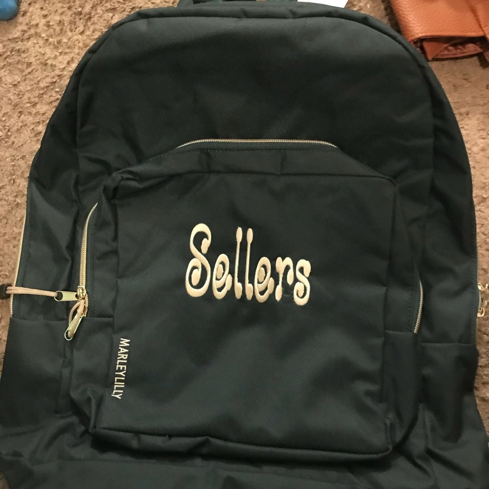 NWT Marley Lilly olive green bookbag